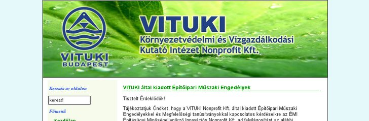 VITUKI Environmental Protection and Water Management Research Institute