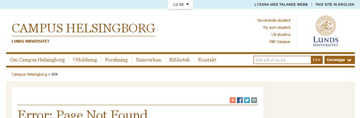 Lund University - Campus Helsingborg
