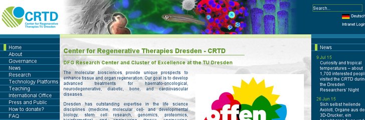 Center for Regenerative Therapies Dresden (CRTD)