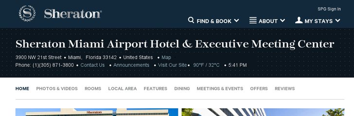 Sheraton Miami Airport & Executive Meeting Center