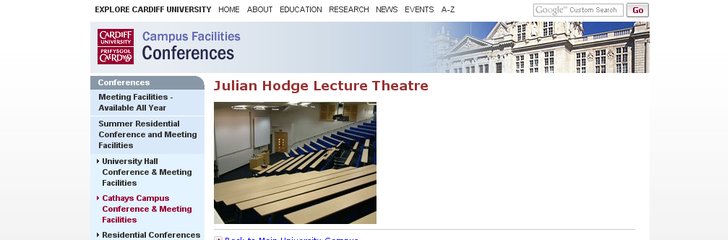 Julian Hodge Lecture Theatre