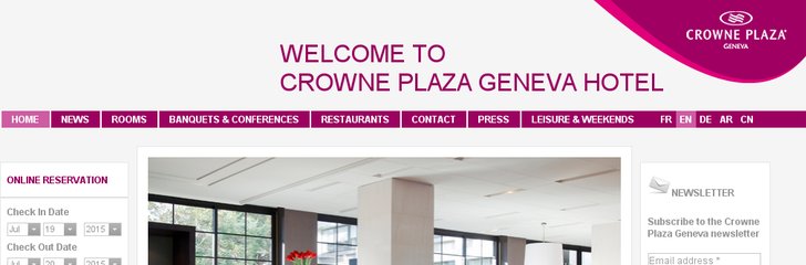Crowne Plaza Hotel Geneva