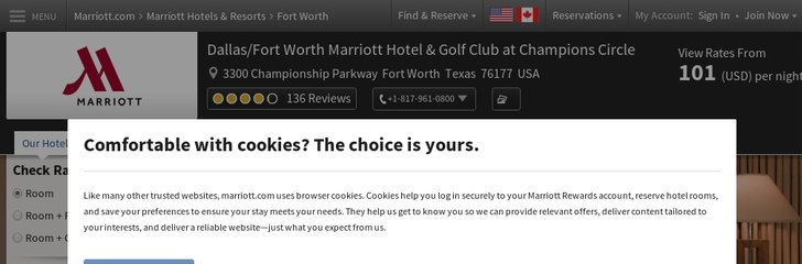 Dallas/Fort Worth Marriott Hotel & Golf Club at Champions Circle