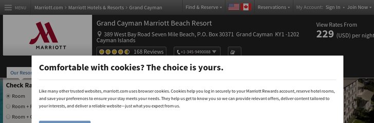 Grand Cayman Mariott Beach Resort