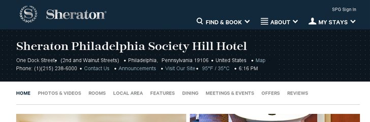 Sheraton Society Hill Hotel