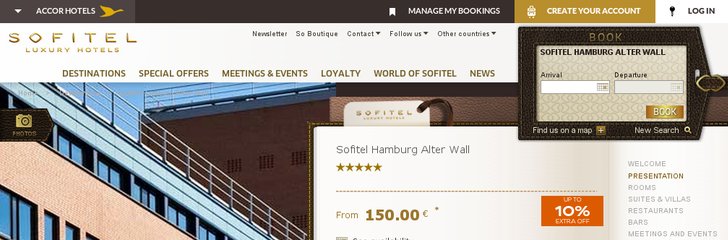 Hotel Sofitel Hamburg Alter Wall