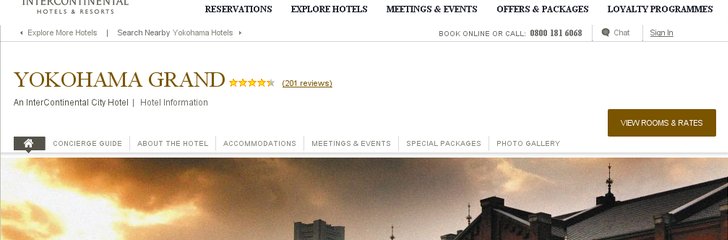 Intercontinental Hotel Yokohama Grand