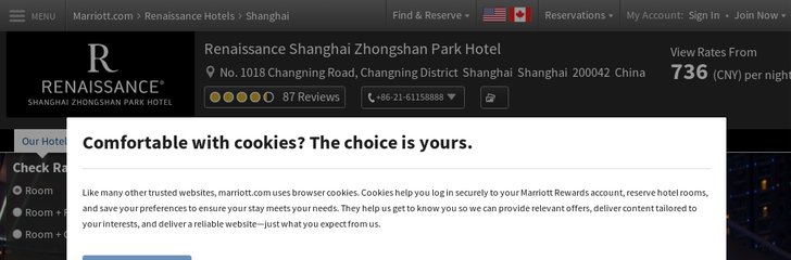 Renaissance Shanghai Zhongshan Park Hotel