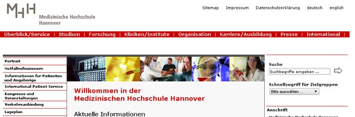 Medizinische Hochschule (Hannover Medical School)