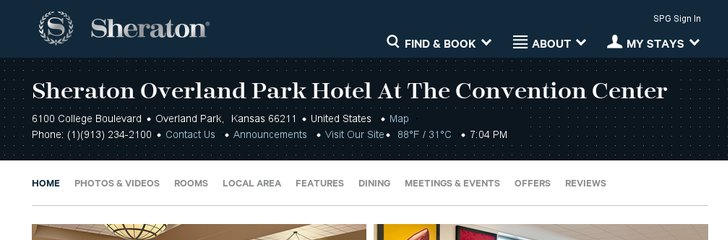 Sheraton Overland Park Hotel at the Convention Center