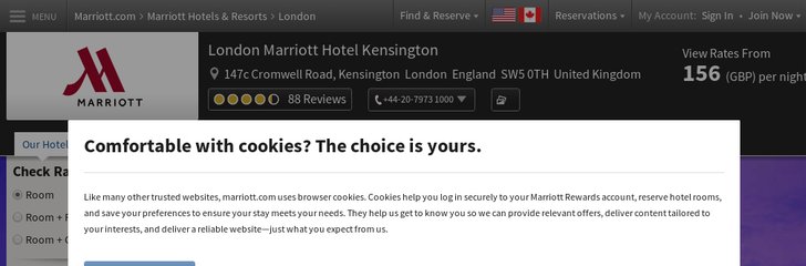 Marriott Hotel Kensington