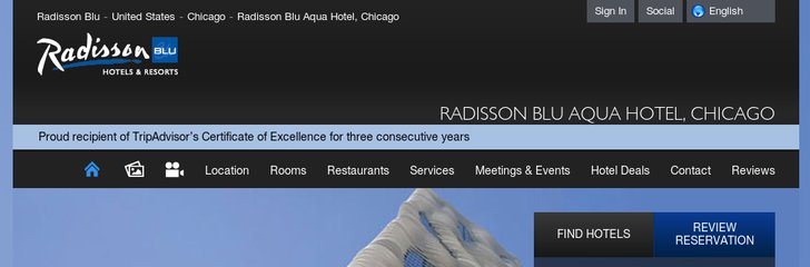 Raddison Blu Aqua Hotel