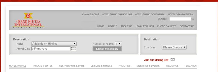 Hotel Grand Chancellor Adelaide on Hindley