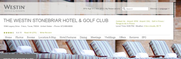 The Westin Dallas Stonebriar Golf Resort & Spa