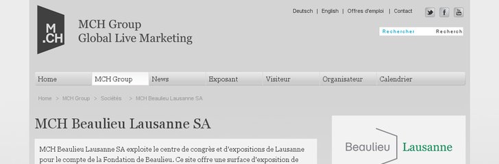 MCH Beaulieu Lausanne SA