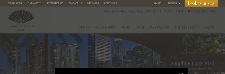 The Mandarin Oriental Miami