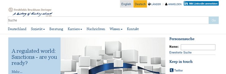 Freshfields Bruckhaus Deringer headquarters