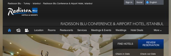 Radisson Blu Conference and Airport Hotel, Istanbul