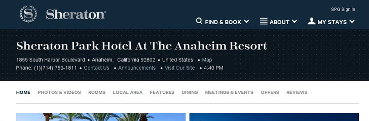 Sheraton Park Hotel at the Anaheim Resort