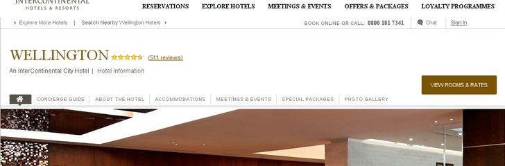 Intercontinental Wellington