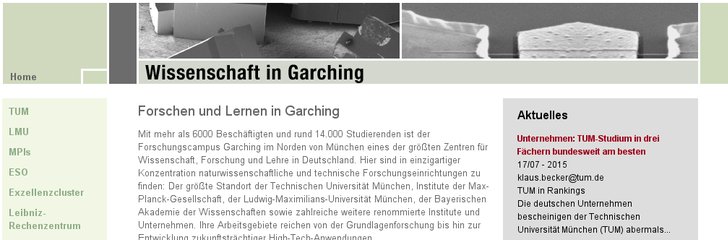 rschungszentrum Garching - Department of Chemistry