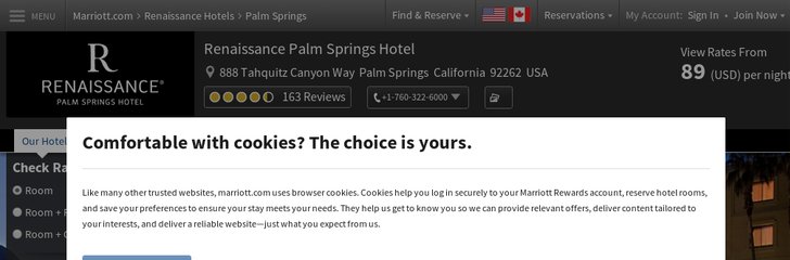 Renaissance Palm Springs Hotel