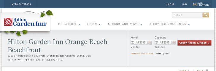 Hilton Garden Inn Orange Beach Beachfront