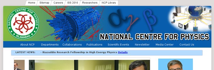 NCP - NATIONAL CENTRE FOR PHYSICS