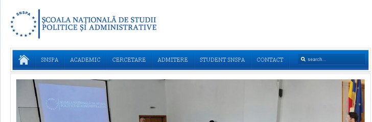 SNSPA  -  Scoala Nationala de Studii Politice si Administrative