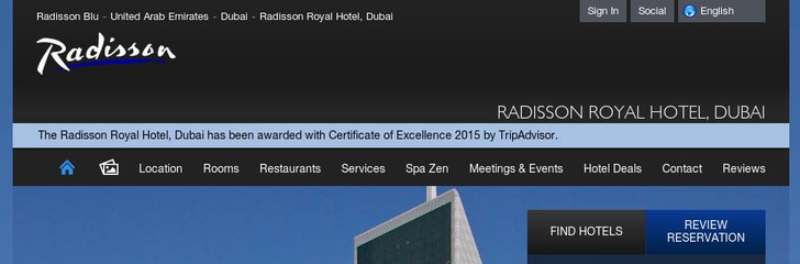 Radisson Royal Hotel Dubai
