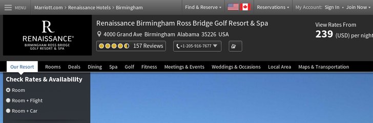 Renaissance Birmingham Ross Bridge Resort
