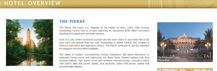 The Pierre New York - A Taj Hotel