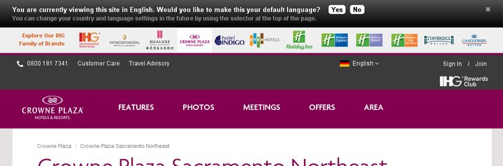 Crowne Plaza Sacramento Northeast