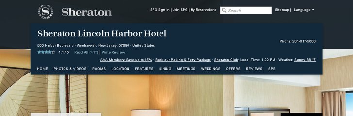 Sheraton Lincoln Harbor Hotel