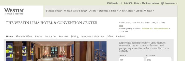 Westin Lima Hotel & Convention Centre