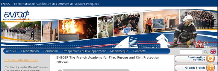 ENSOSP The French Academy for Fire, Rescue and Civil Protection Officers