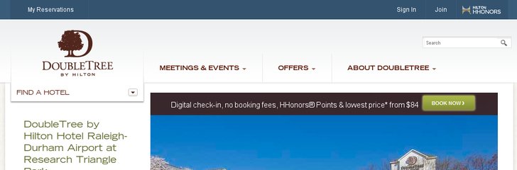 DoubleTree by Hilton Hotel Raleigh-Durham Airport at Research Triangle Park