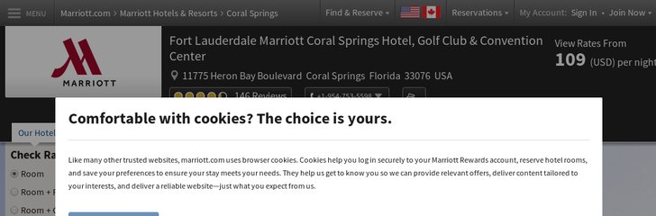 Fort Lauderdale Marriott Coral Springs Hotel, Golf Club & Convention Center