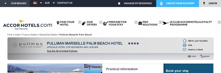 Pullman Marseille Palm Beach