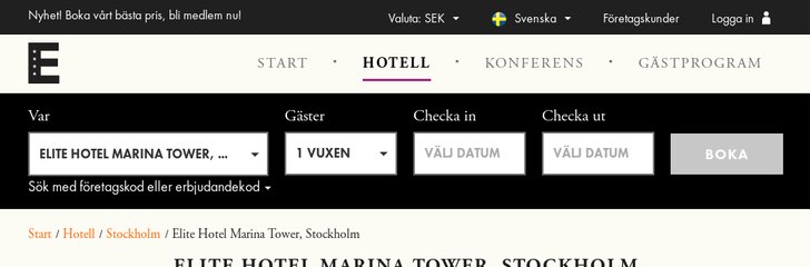 Elite Hotel Marina Tower