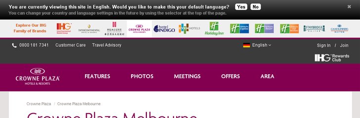 Crowne Plaza Melbourne