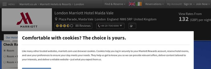 Marriott Hotel Maida Vale
