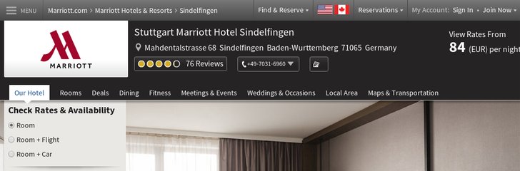 Stuttgart Marriott Hotel Sindelfingen