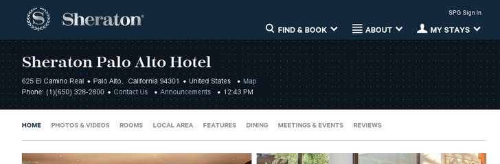 Sheraton, Palo Alto