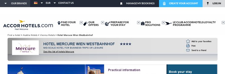 Mercure Wien Westbahnhof