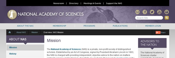 National Academy of Sciences