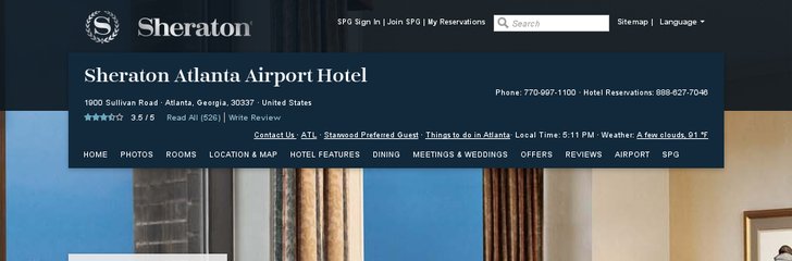 Sheraton Gateway Hotel Atlanta Airport