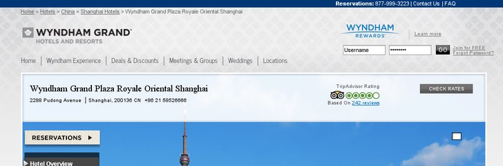 Wyndham Grand Plaza Royale Oriental Shanghai