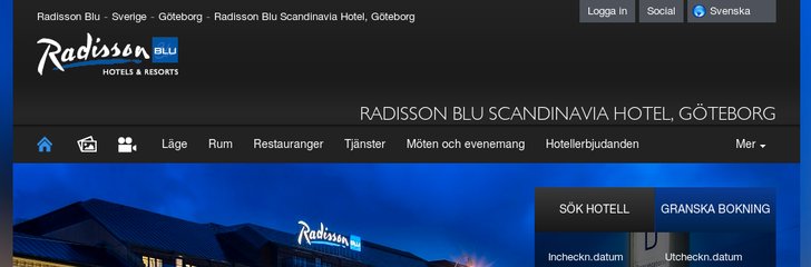 Radisson Blu Scandinavia Hotel Goteborg