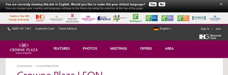 Crowne Plaza Leon Hotel